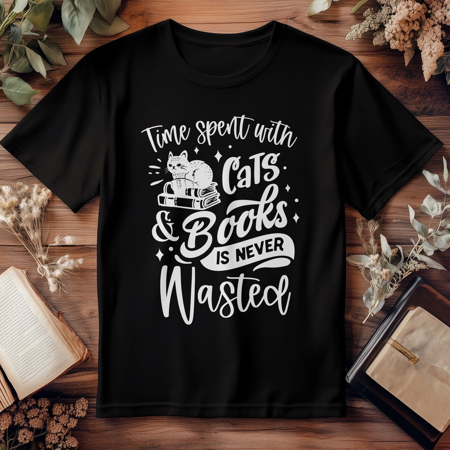 Time Spent with Whiskers T-Shirt