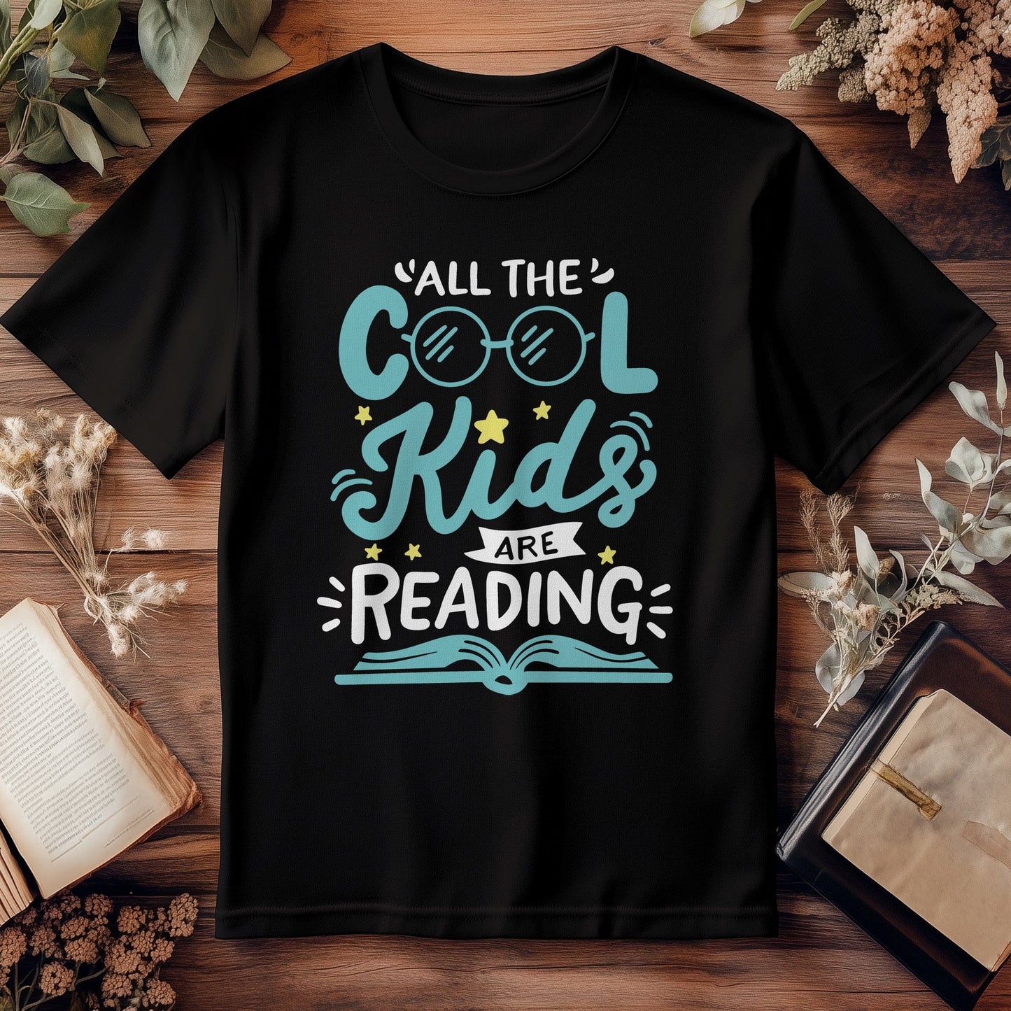 All the Cool Kids Reading T-Shirt