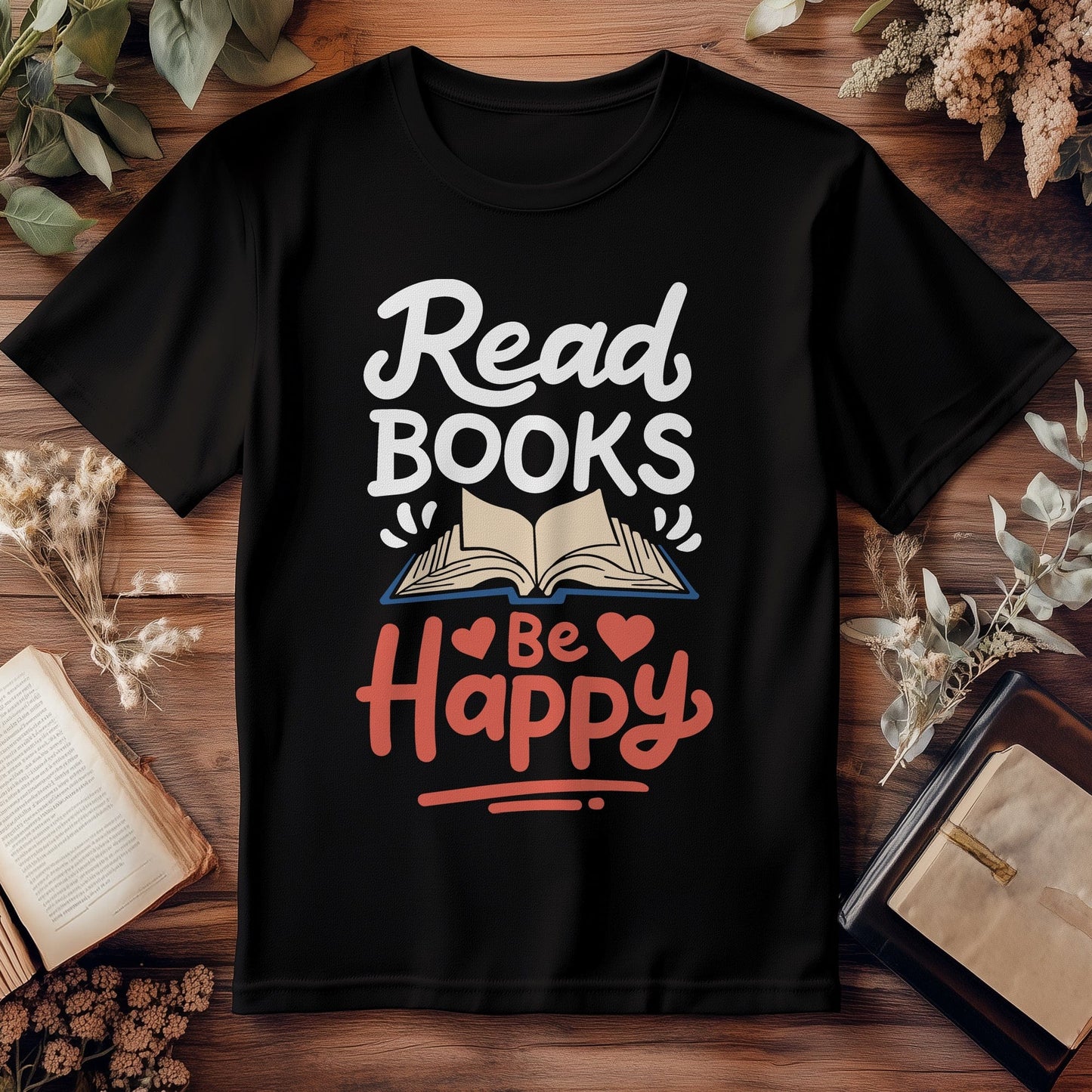 Read Books Be Happy  Kids Tee