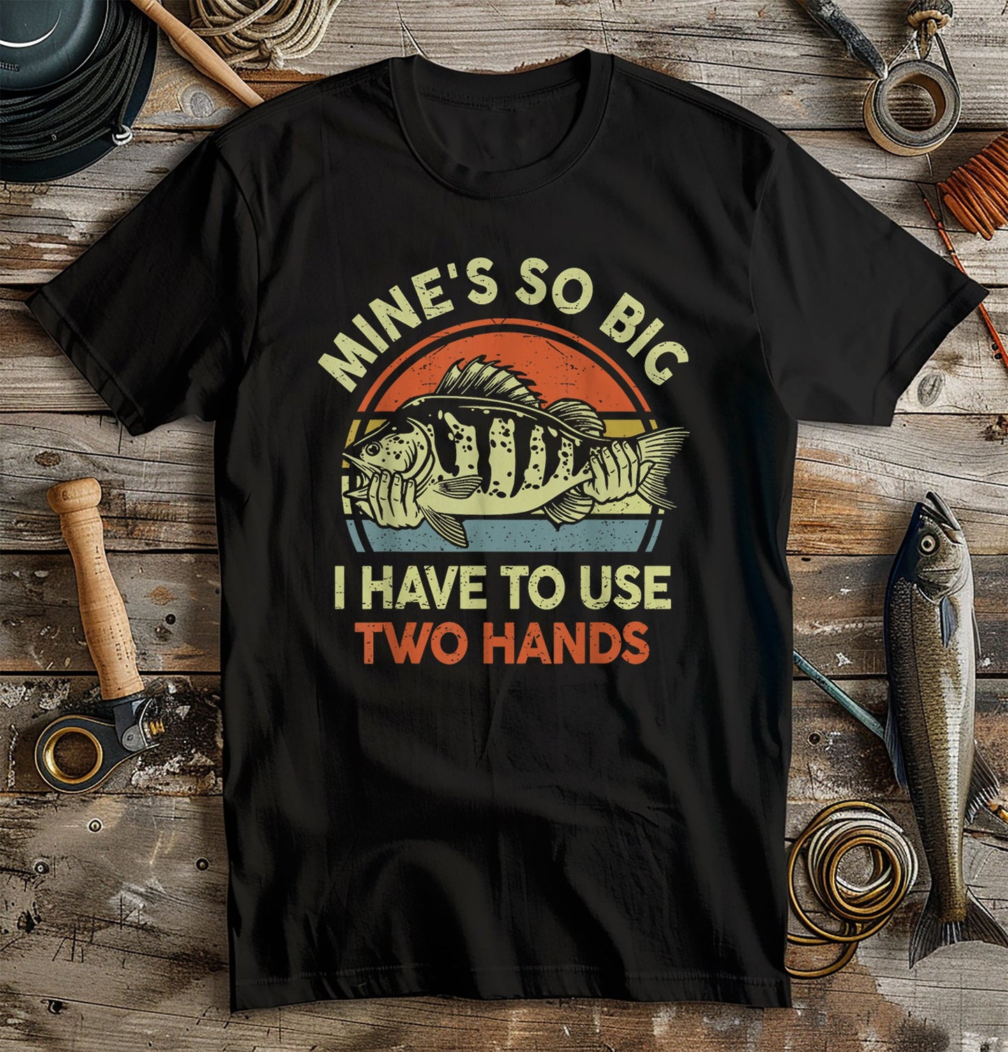 Two Hands Fishing T-Shirt