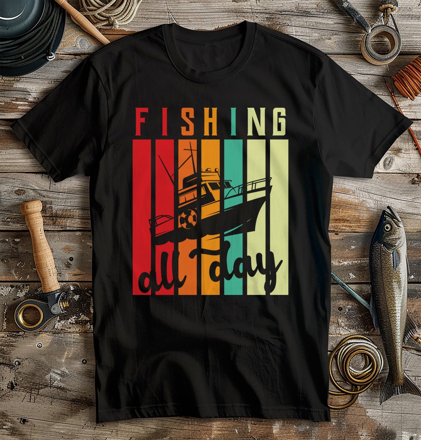 Fishing All Day T-Shirt