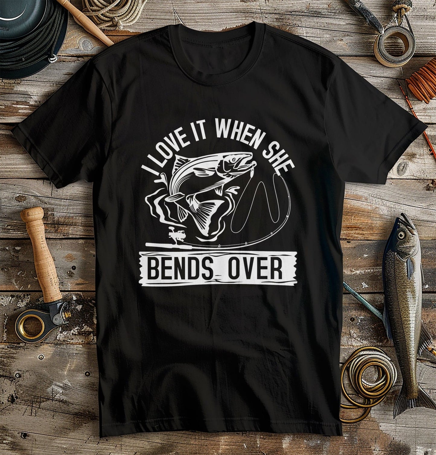 Bend Over Fish 4 T-Shirt