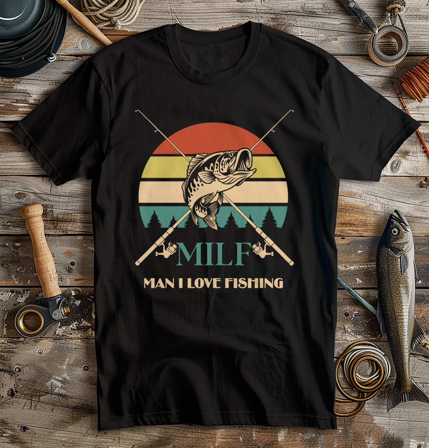 MILF: Man I Love Fishing T-shirt