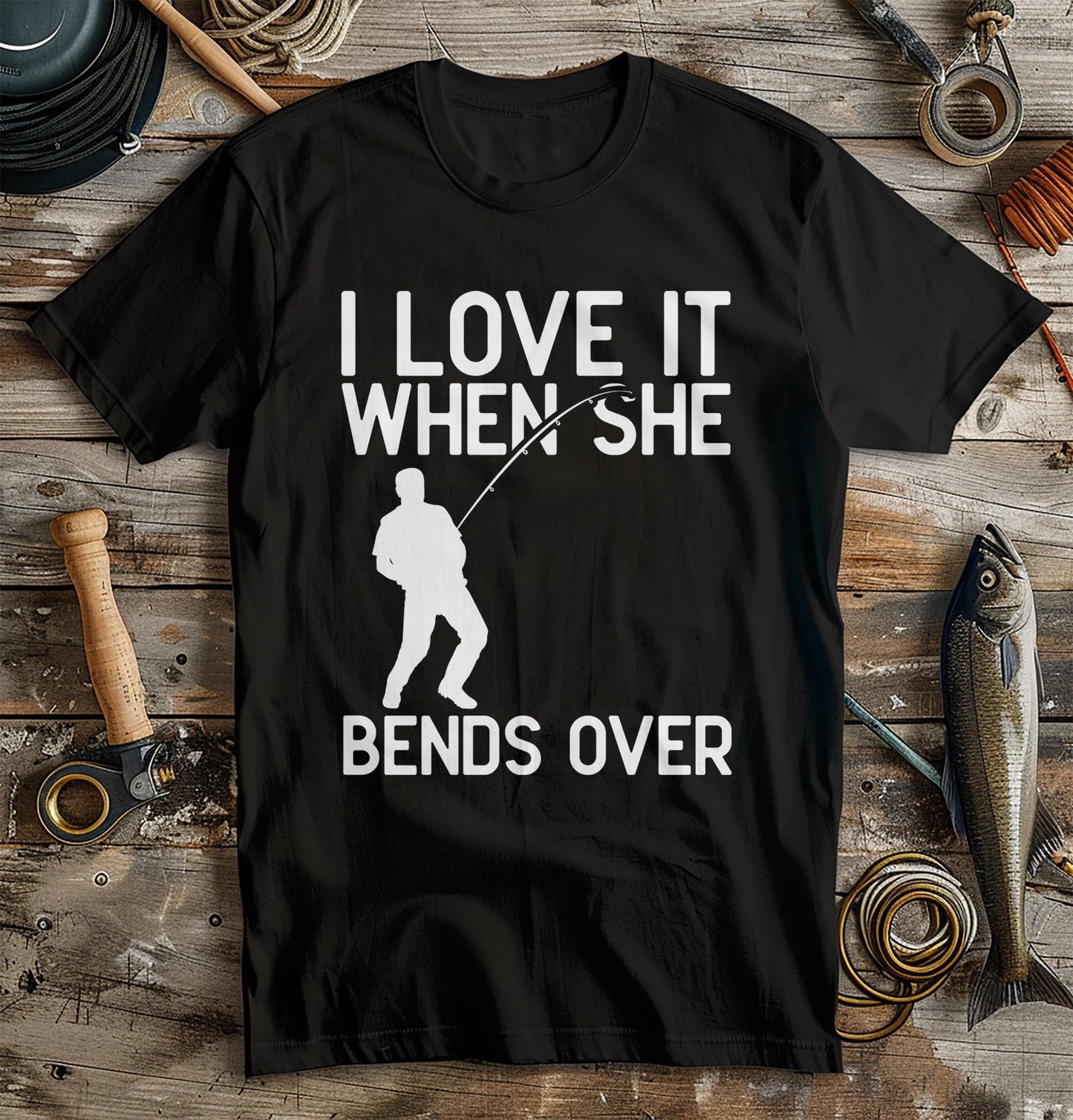 Bend Over Fish 3 T-shirt