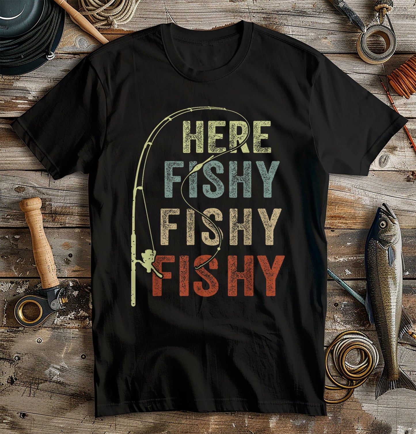 Here Fishy Fishy T-shirt