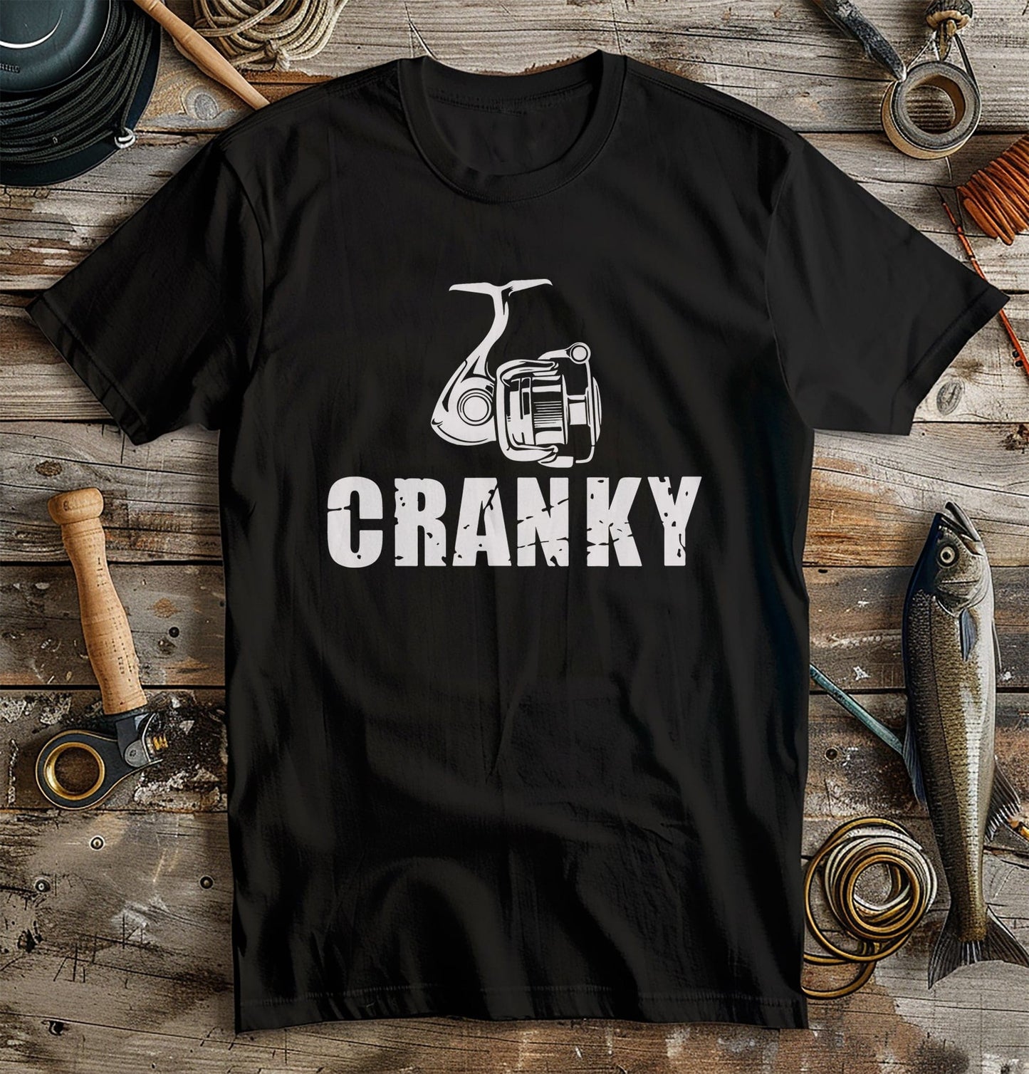 Cranky 3 Fishing T-shirt