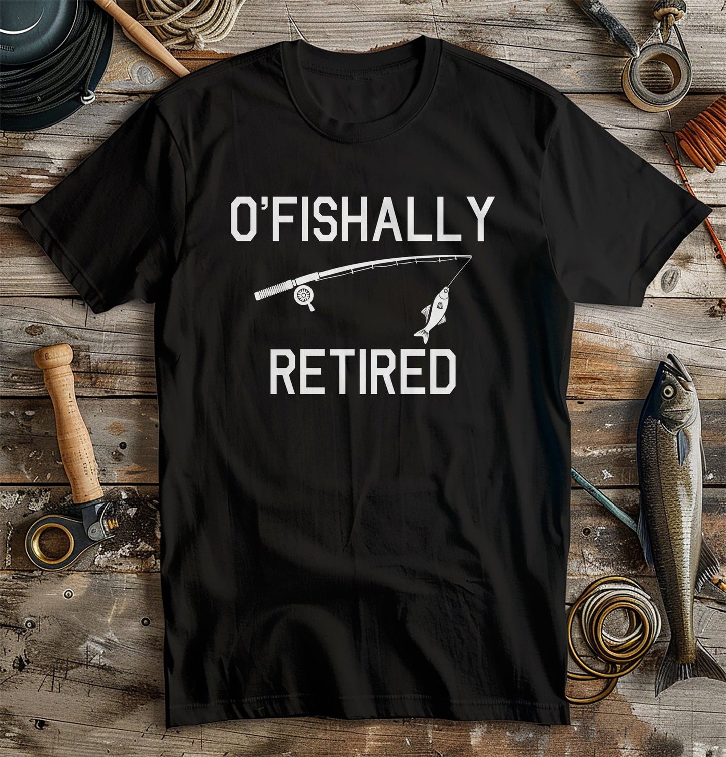 Ofishally Retired 4 t-shirt