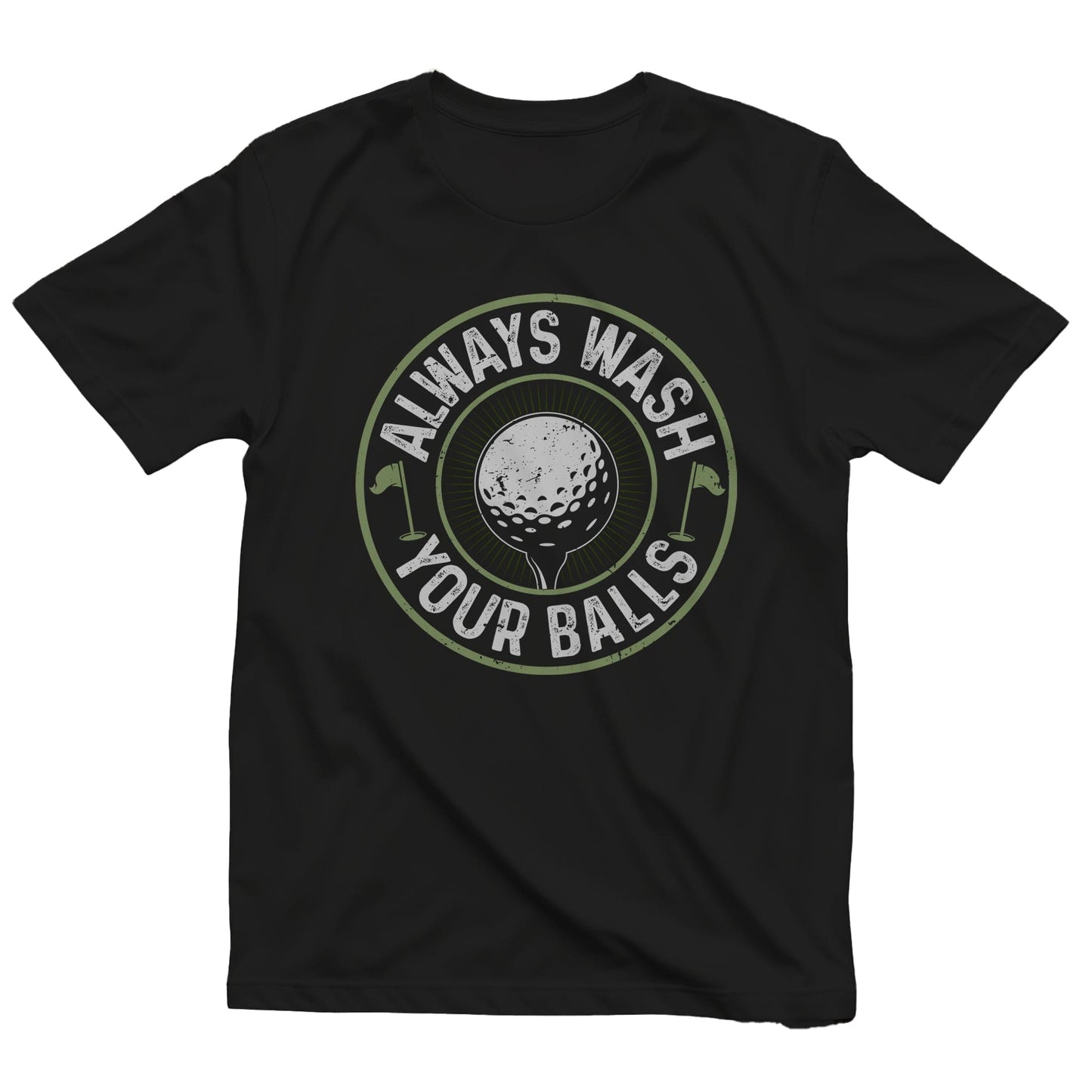 Wash Your Balls Circle t-shirt -