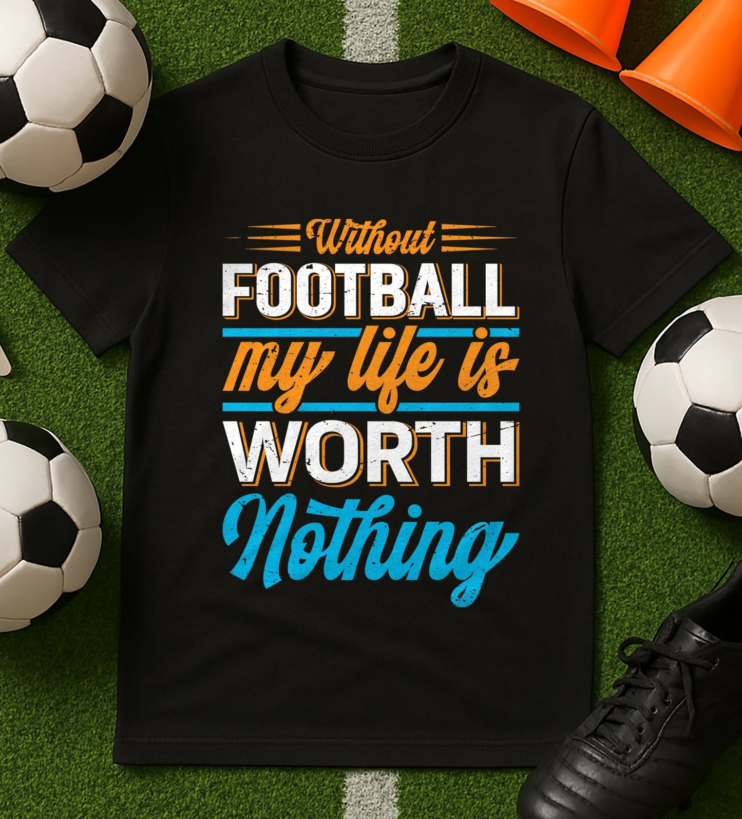 Without Football, T-Shirt