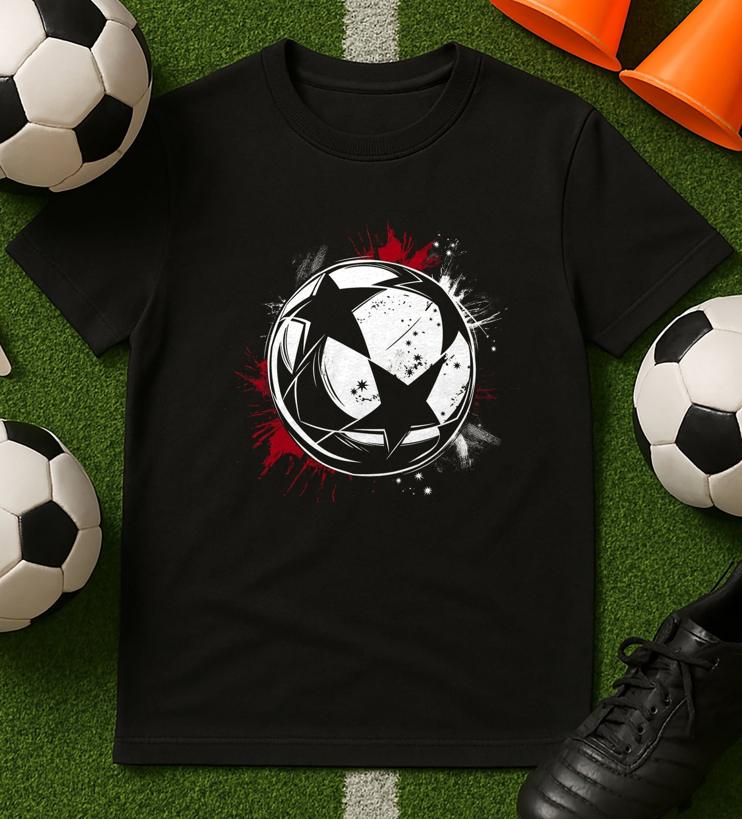 Football Red and T-Shirt
