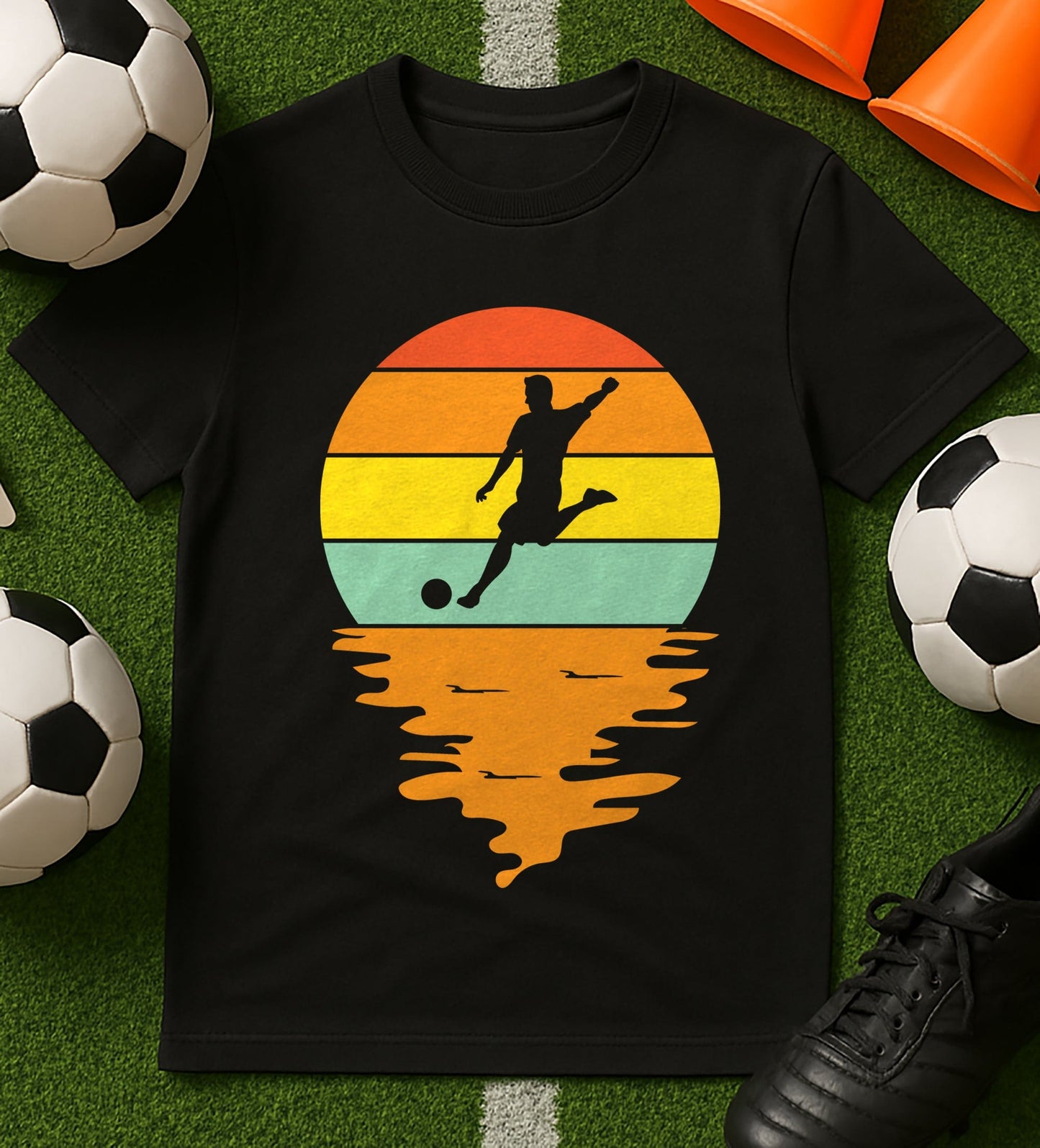 Football Melting T-Shirt