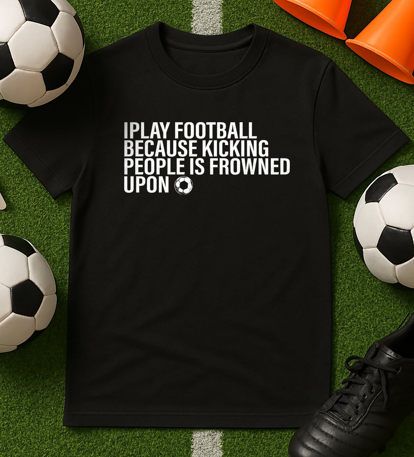Kicking People T-Shirt