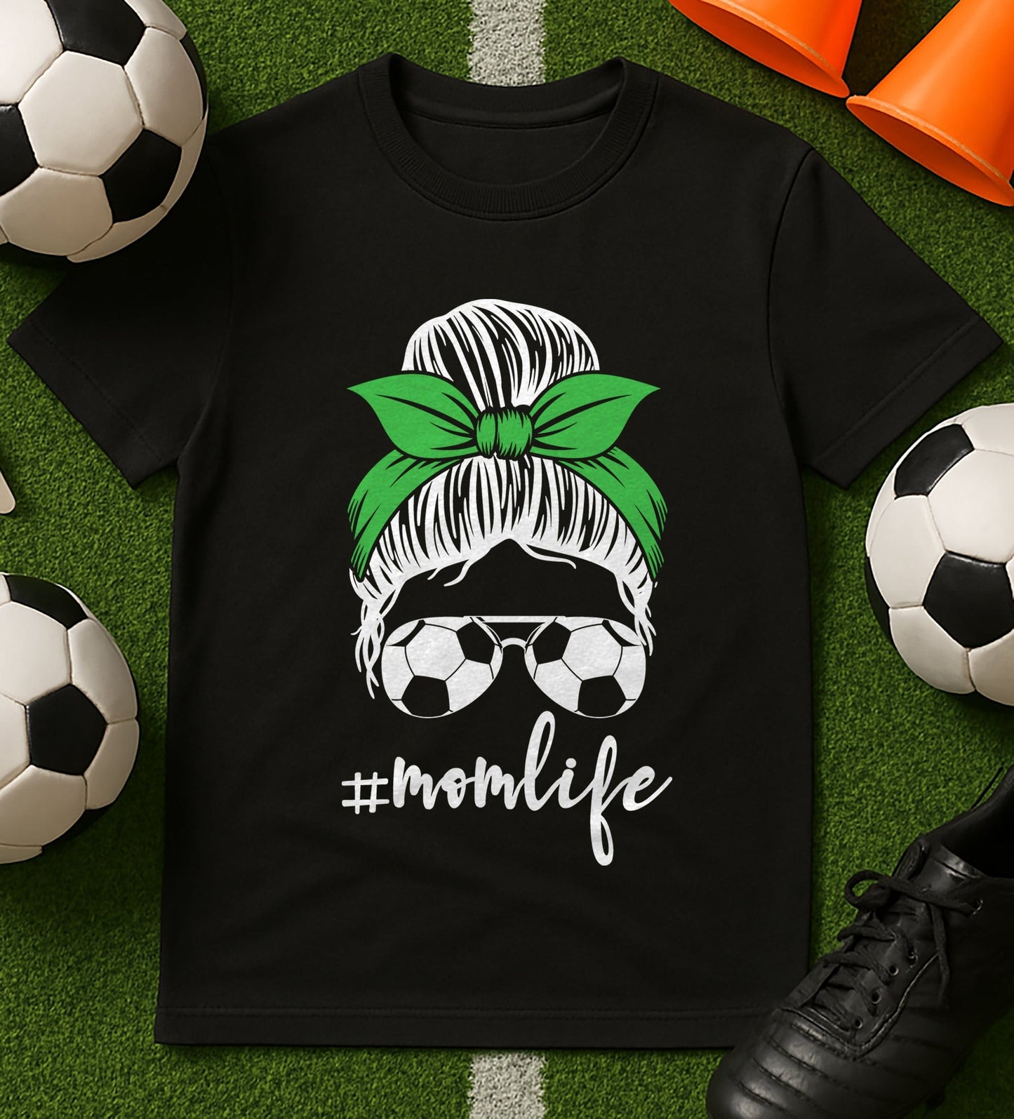 Mom Life Football T-Shirt