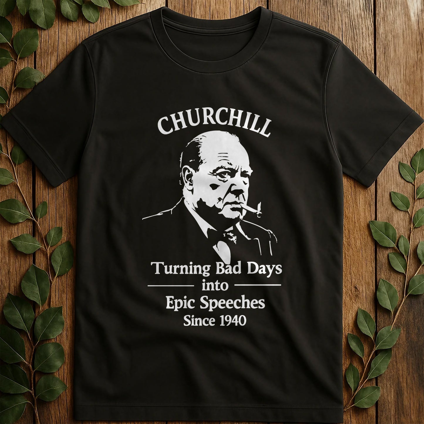 Churchill Speech T-Shirt