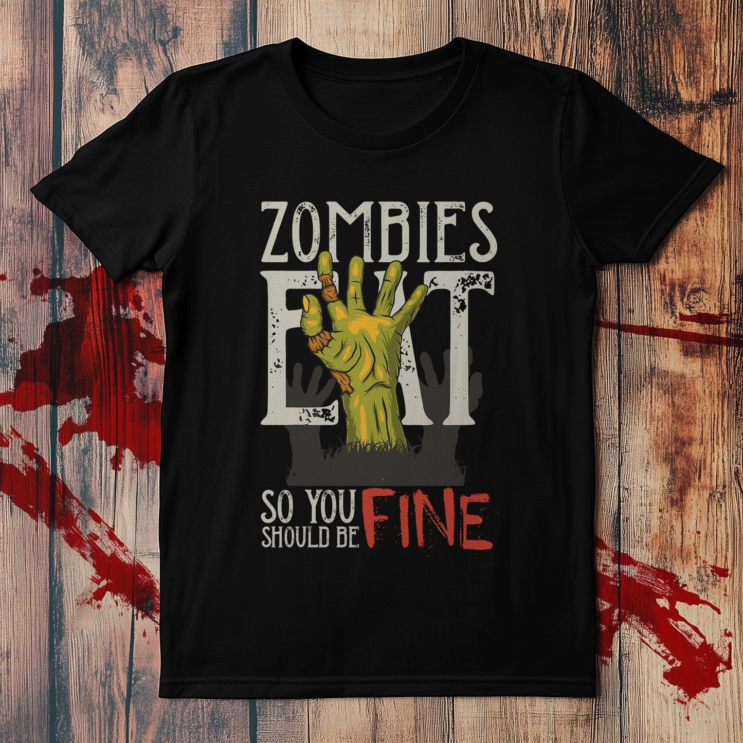 T-Shirt  Zombies eat