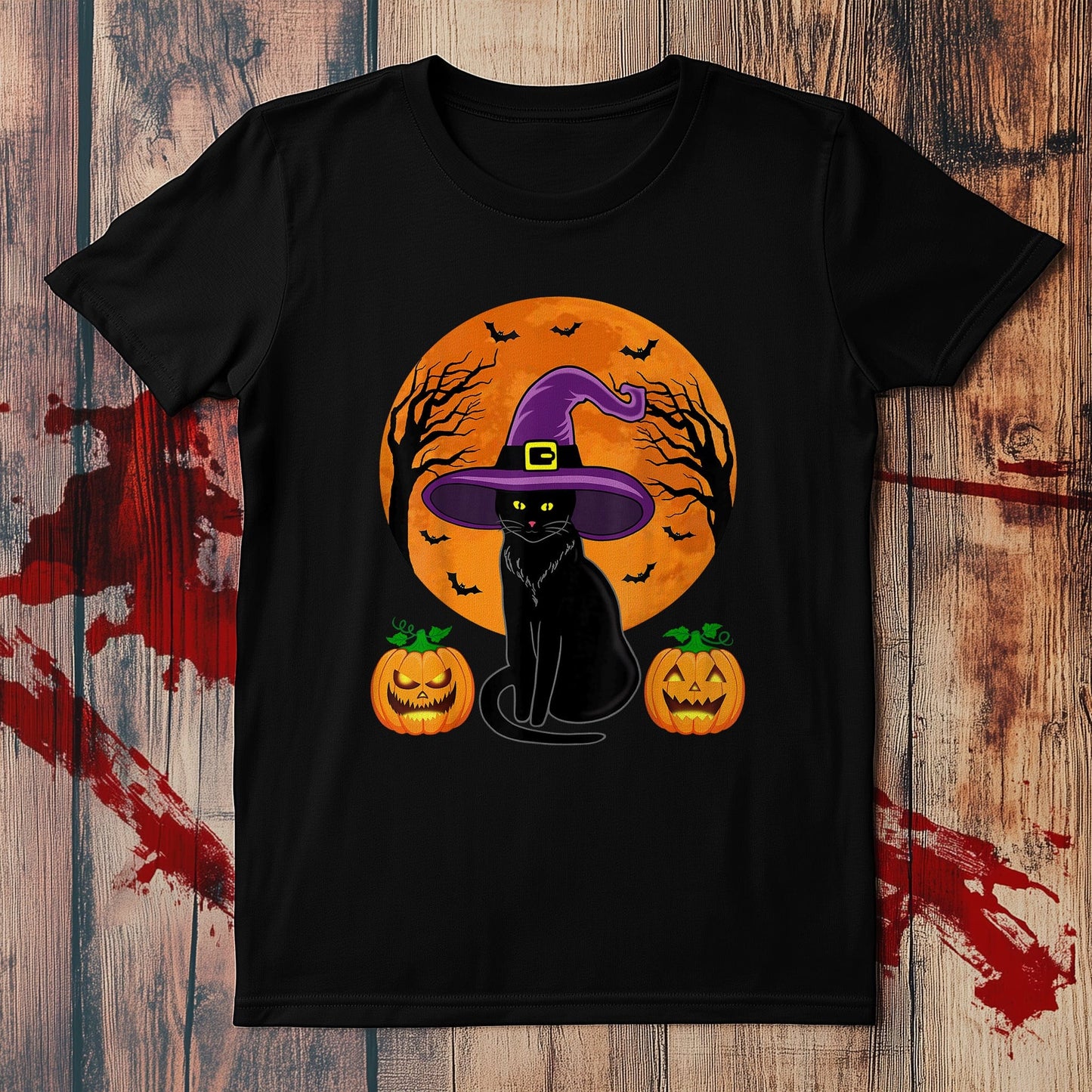 Cute Halloween Cat-tastic T-Shirt ‚Äì