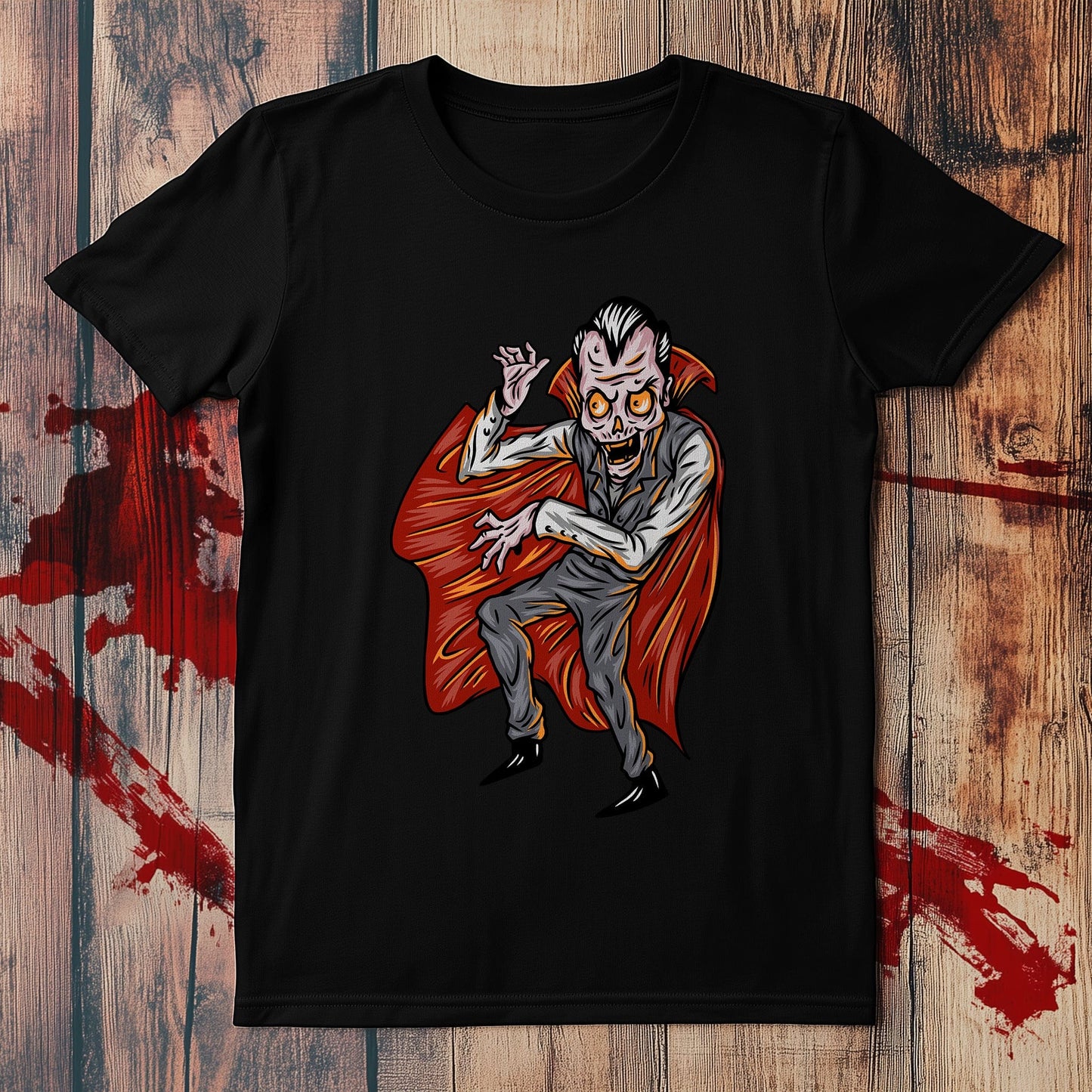 Dracula's Cape riveting T-shirt