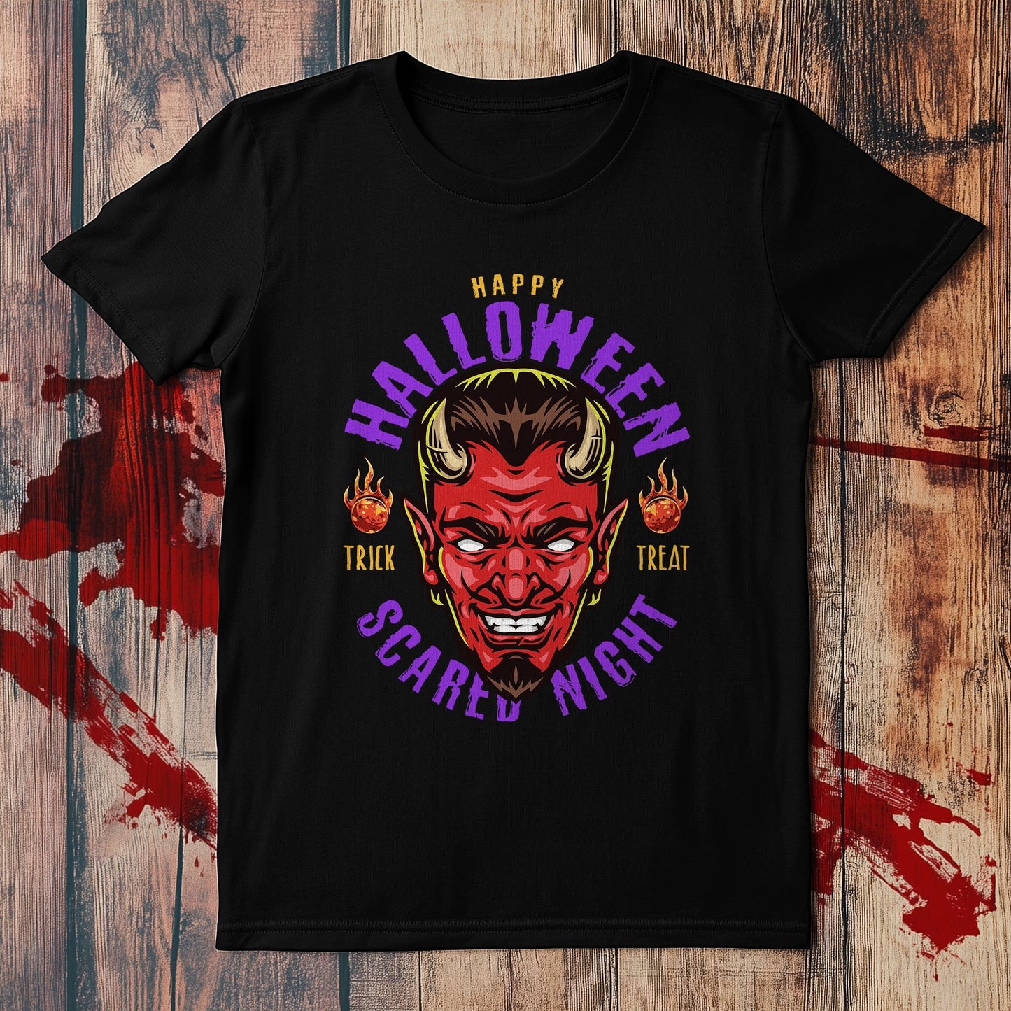 Devil's Trick or Treat Night T-Shirt -