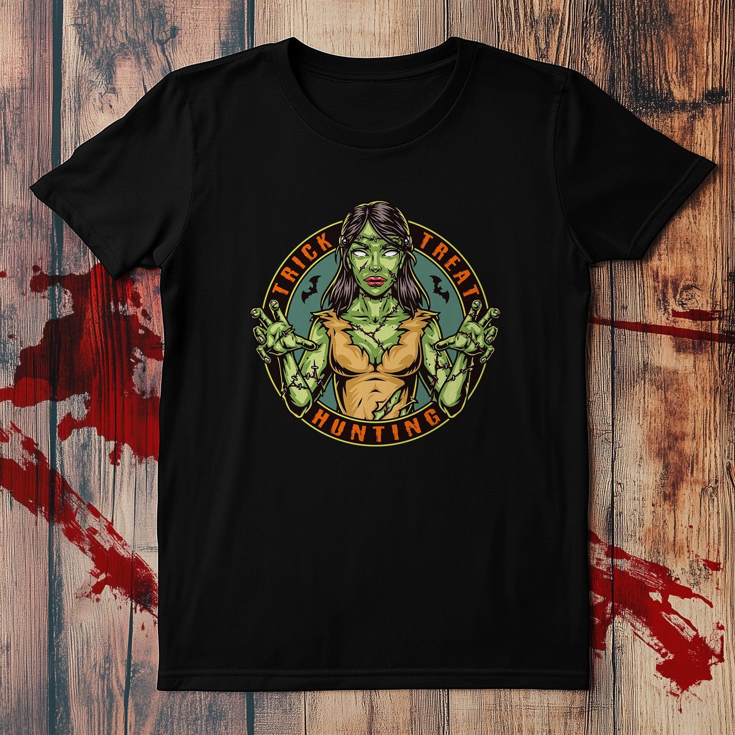 Female Frankenstein T-Shirt - Spookily