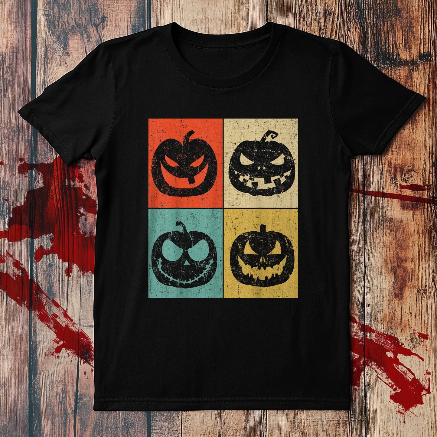 Vintage Halloween Pumpkin T-Shirt for