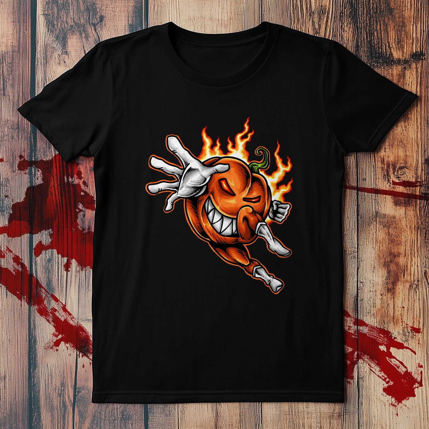 PumpkinHero T-shirt - Fiery Fun &
