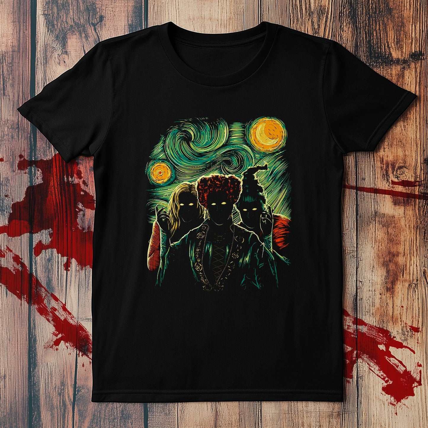 Salem Witched Starry Night T-shirt
