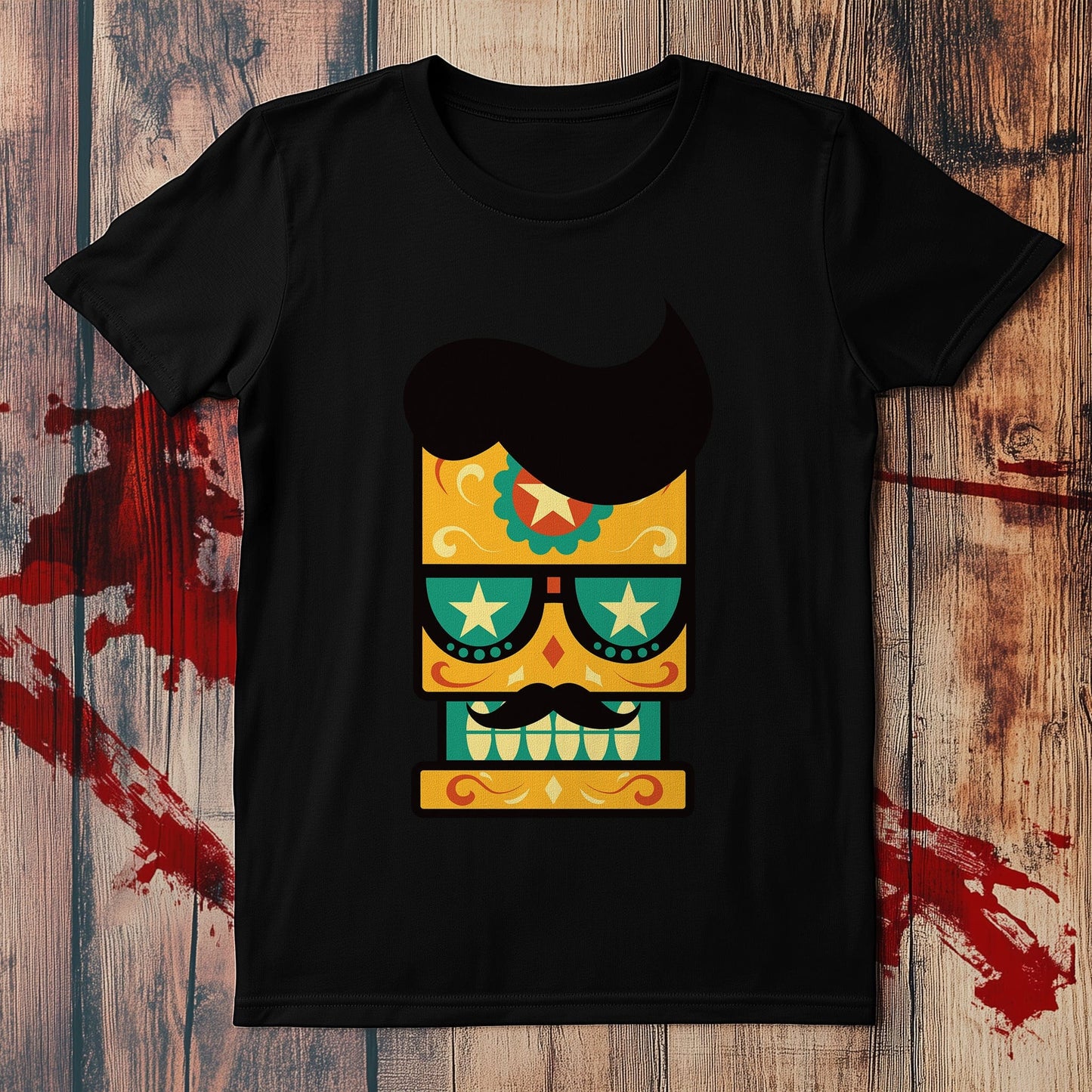 Calabera 7 Skull & Crossbones T-shirt