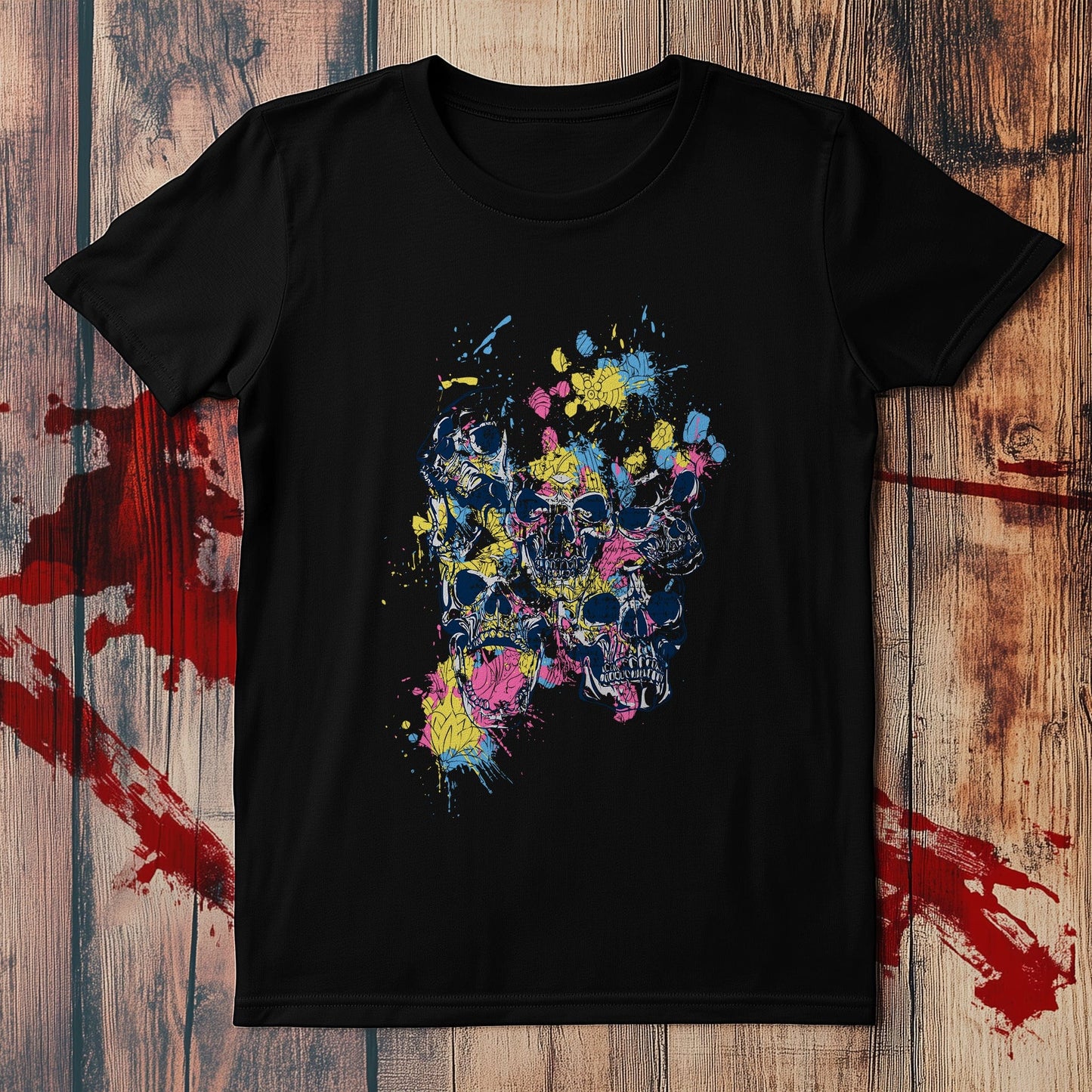 Abstract Skulls T-shirt