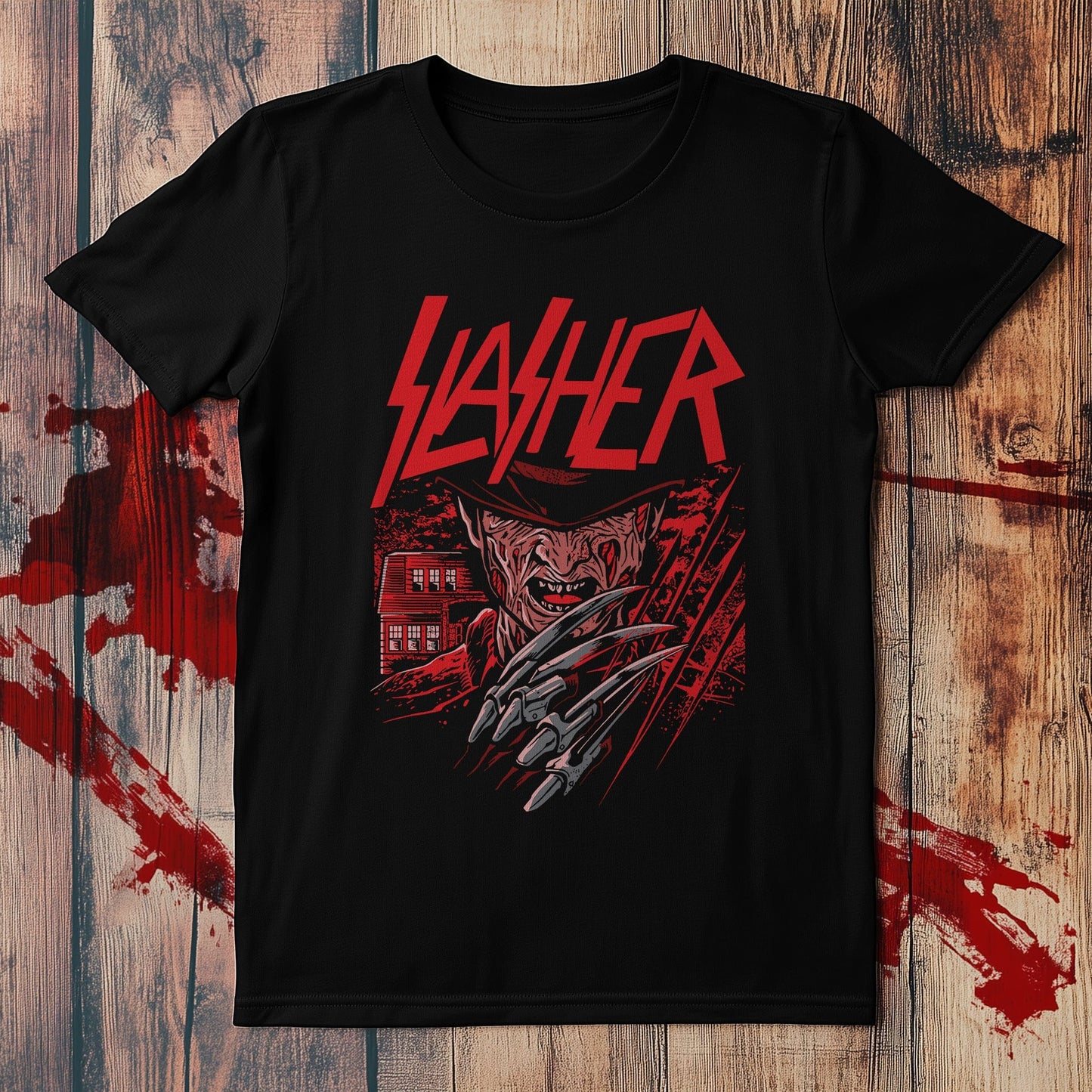 Horror  Freddy Slasher T-shirt