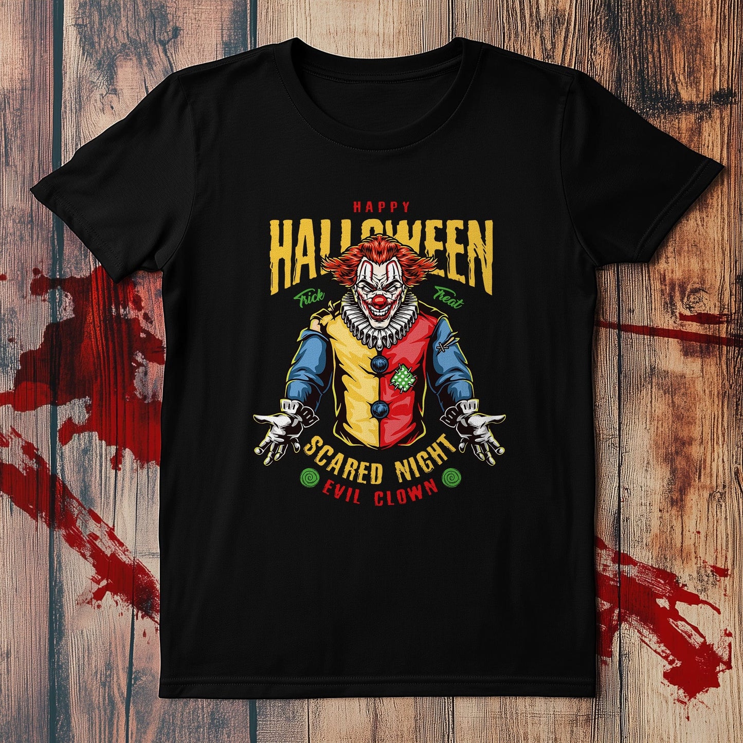 Scared Evil Clown T-Shirt - Unleash