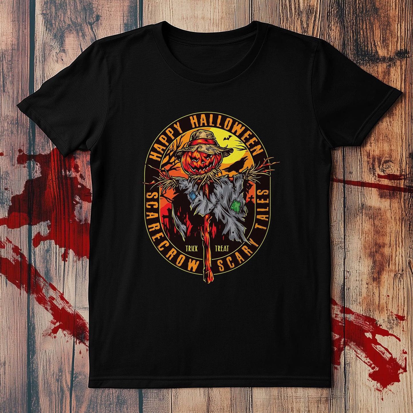 Burning Scarecrow T-Shirt - Embrace