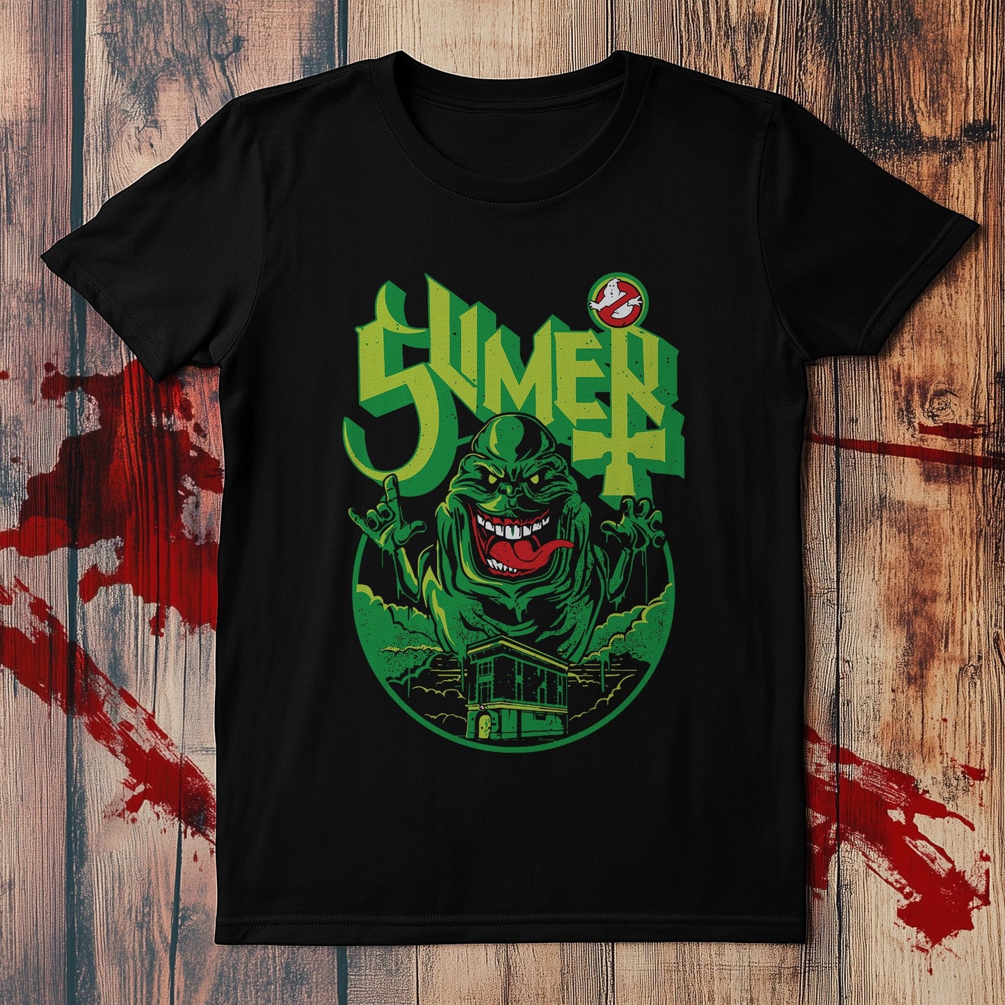 Horror  Slimer Ghostbusters t-shirt