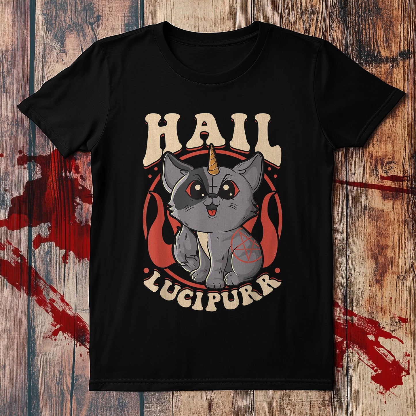 Satanic Cat T-Shirt