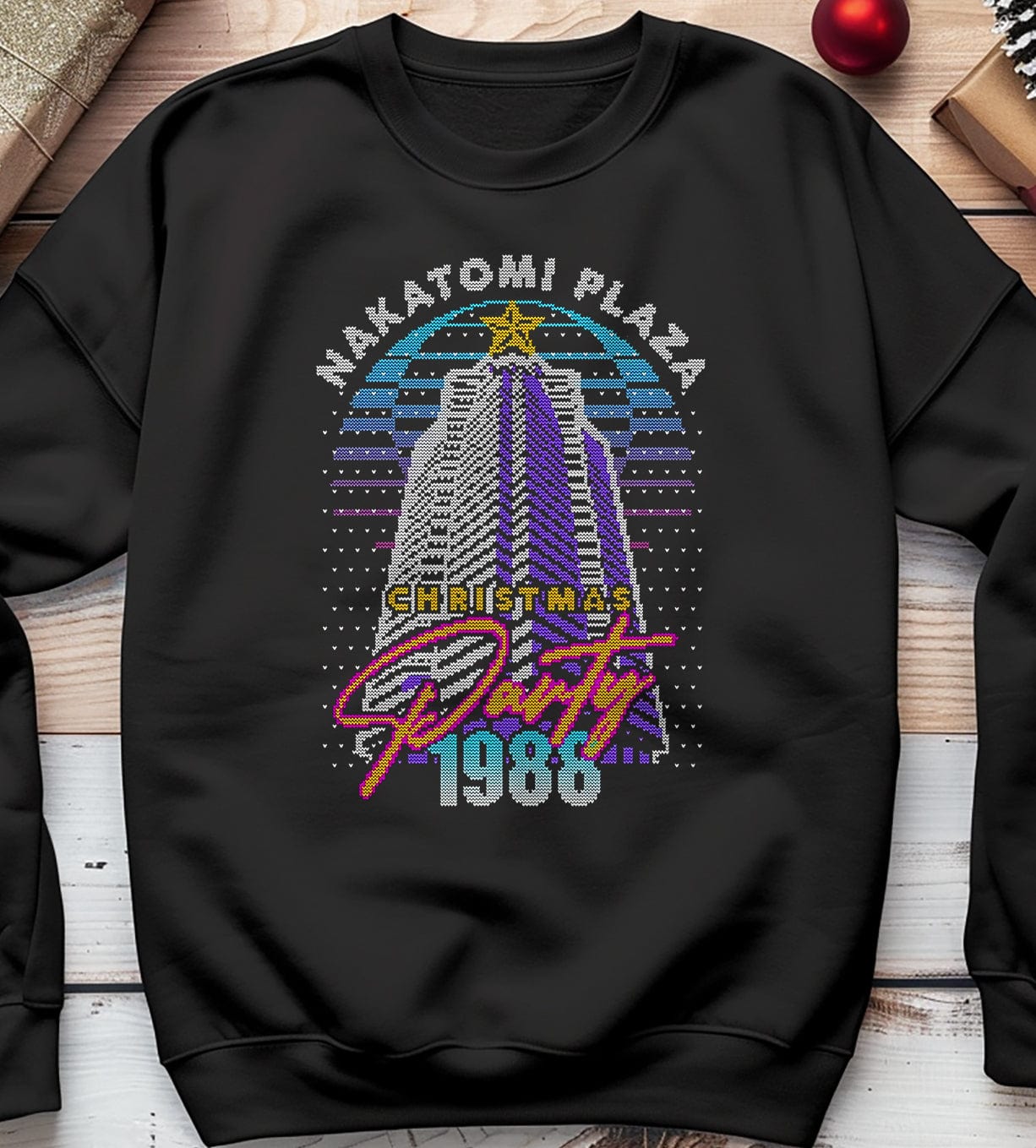8bit Retro Nakatomi Plaza Sweatshirt