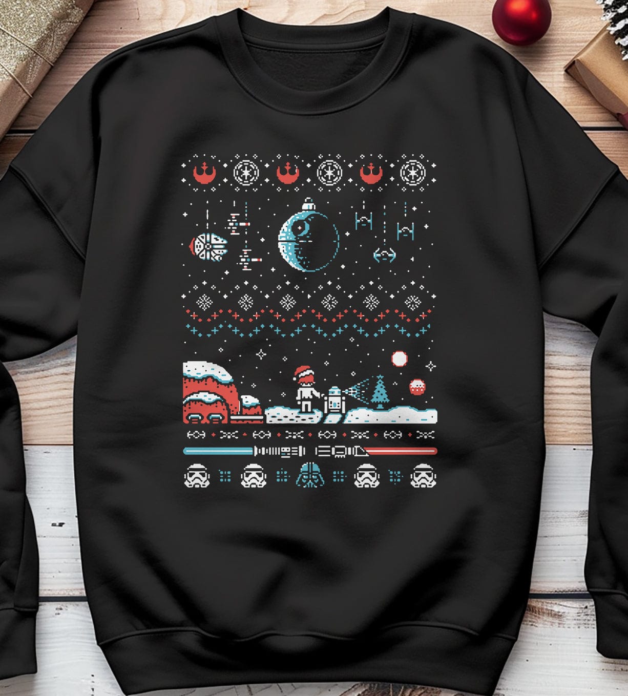 Galaxy Battle Christmas Sweatshirt