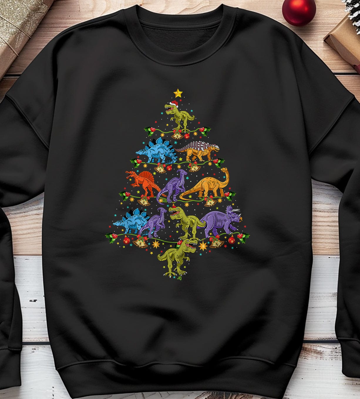 Dino-Mite Christmas Sweatshirt