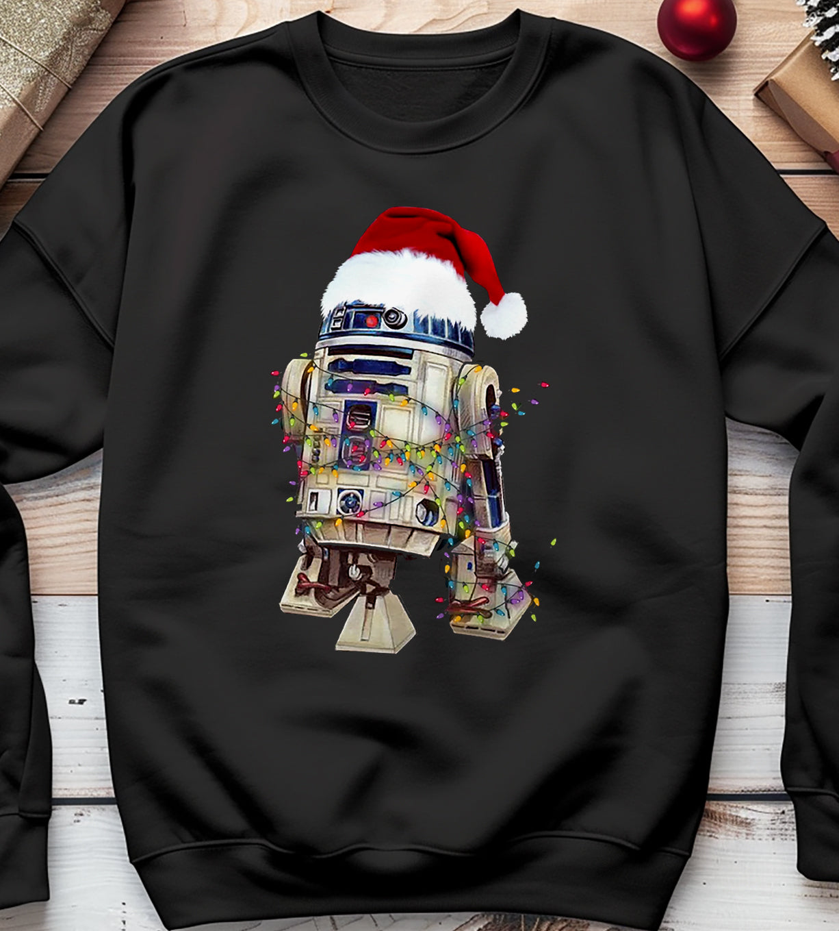 R2-D2 Christmas Hat Sweatshirt