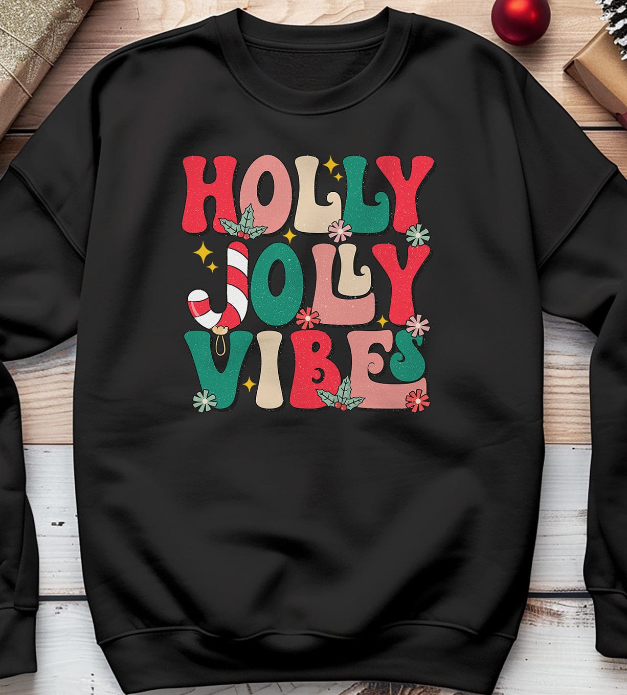 Holly-Jolly-Vibes Sweatshirt