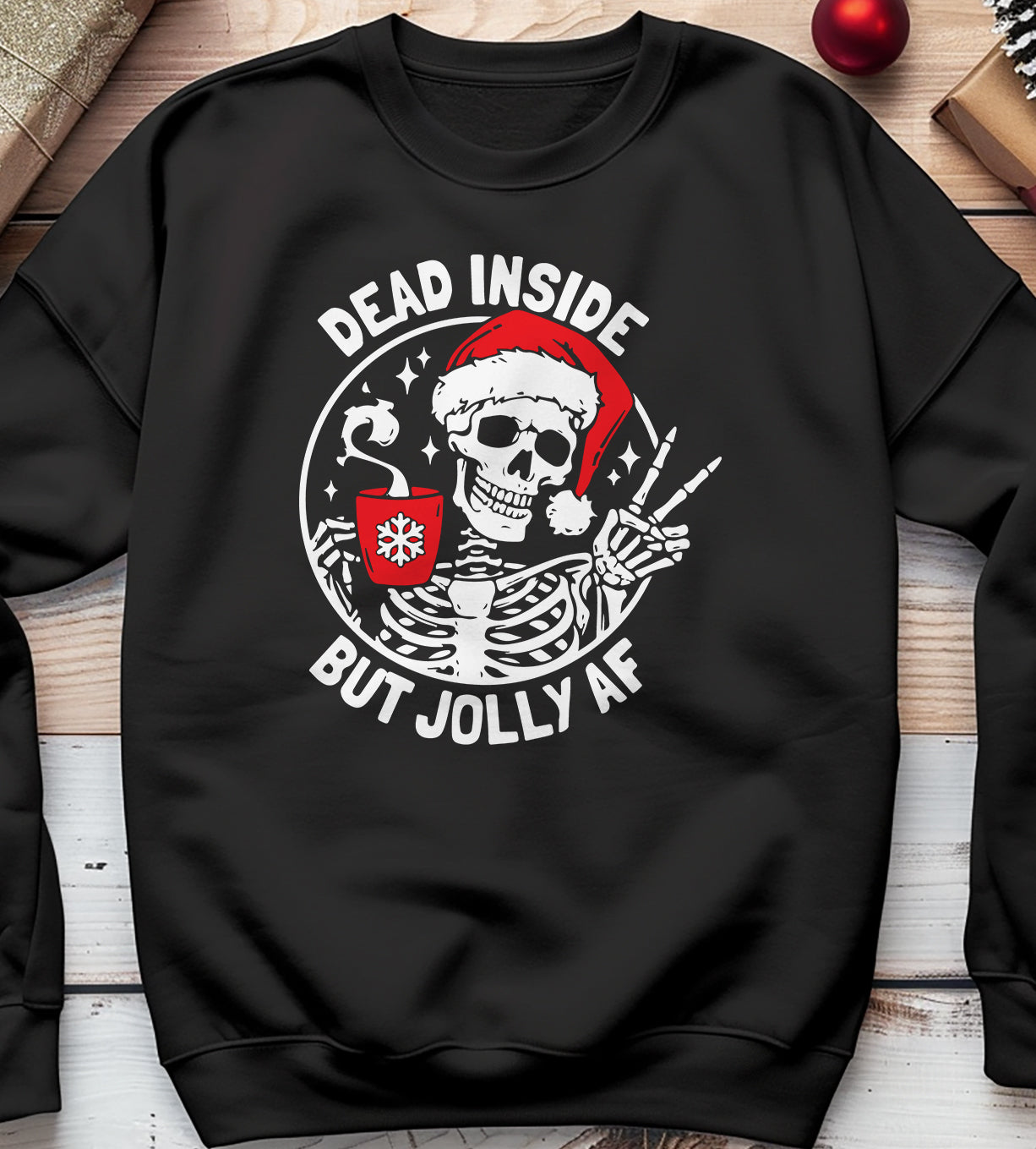Jolly AF Skeleton Sweatshirt