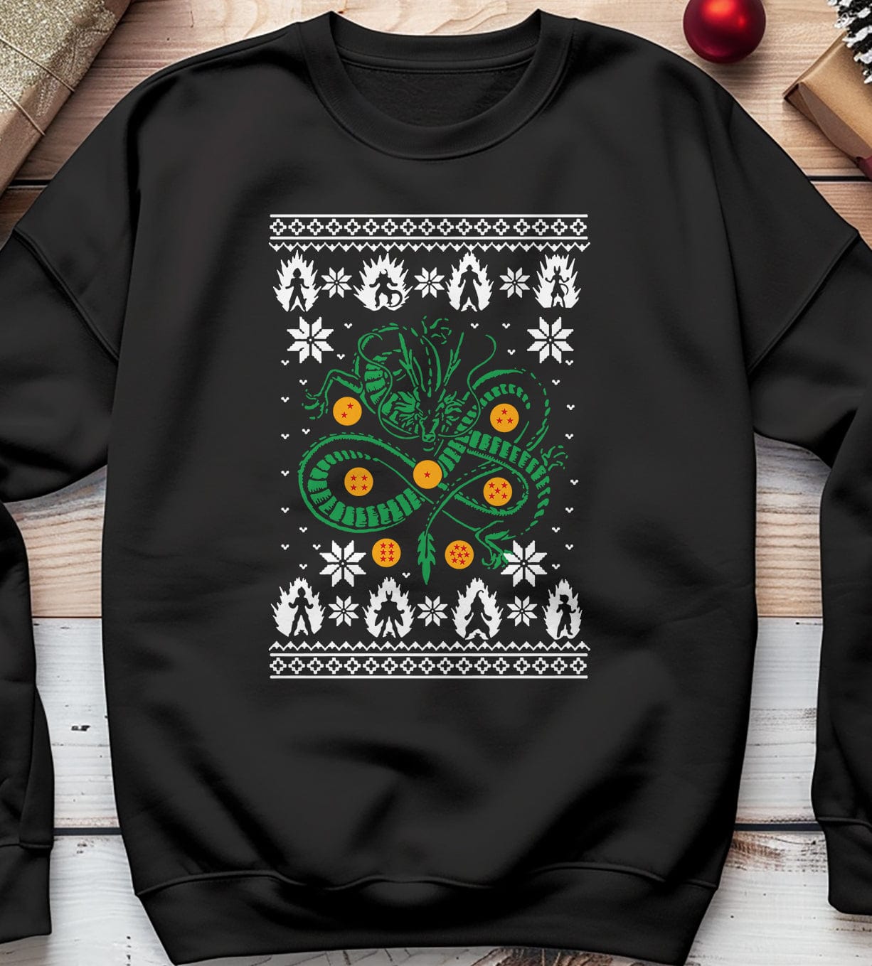Green Dragon Christmas Sweatshirt