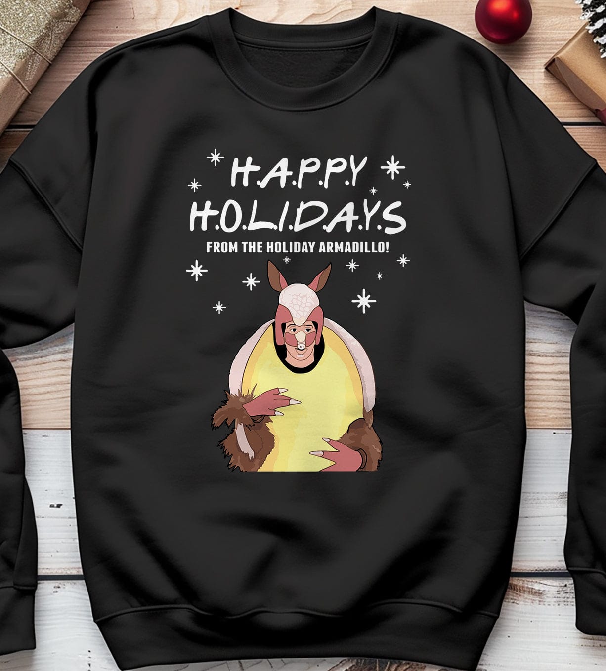 Happy Holiday Armadillo Sweatshirt