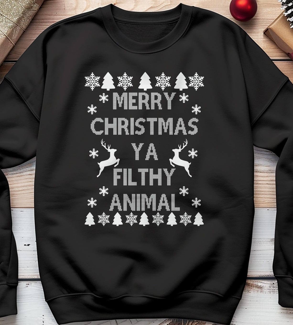 Filthy Animals Christmas Sweatshirt