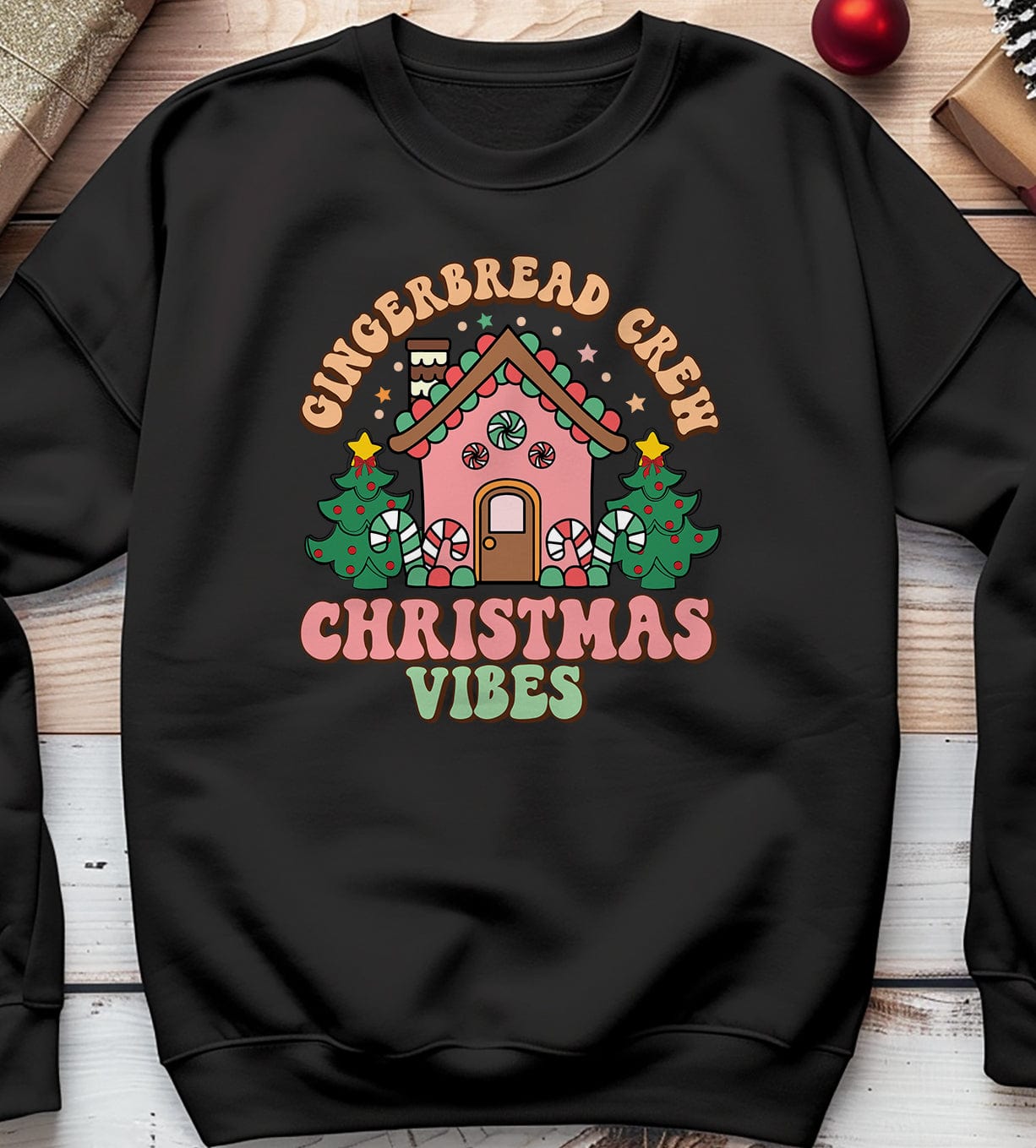 Gingerbread Christmas Vibes Sweatshirt