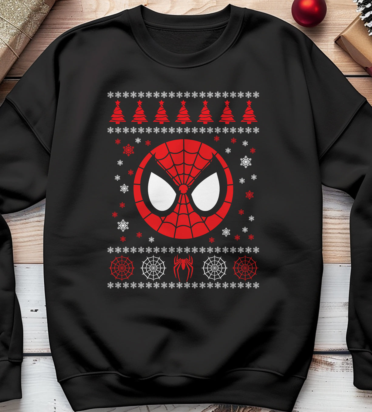 Web-Slinging Holiday Cheer Sweatshirt