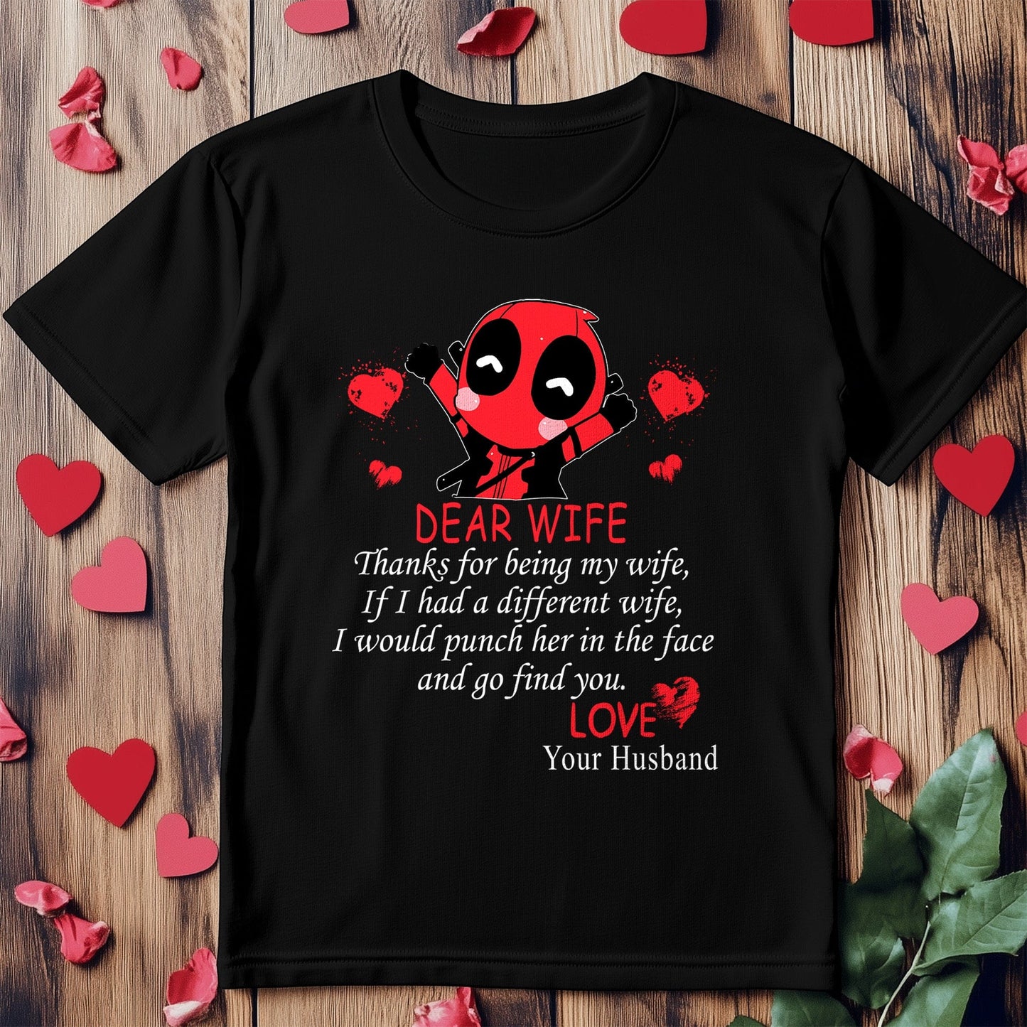 Dear Wife Deadpool t-shirt