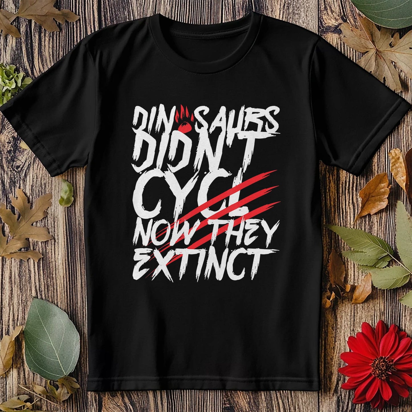 Cycling (249) T-shirt - "Don't