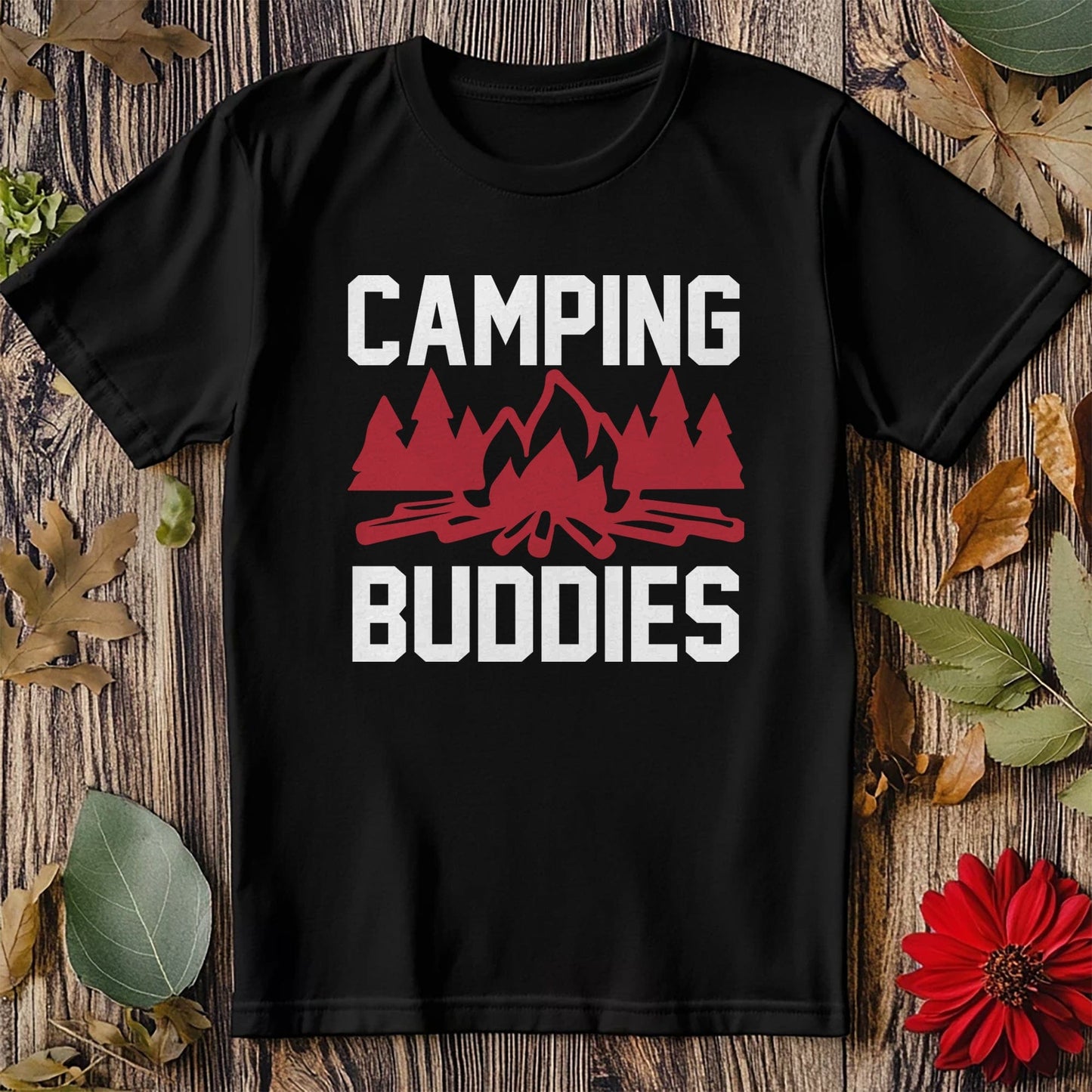 Camping Buddies 01 T-Shirt - Hilarious