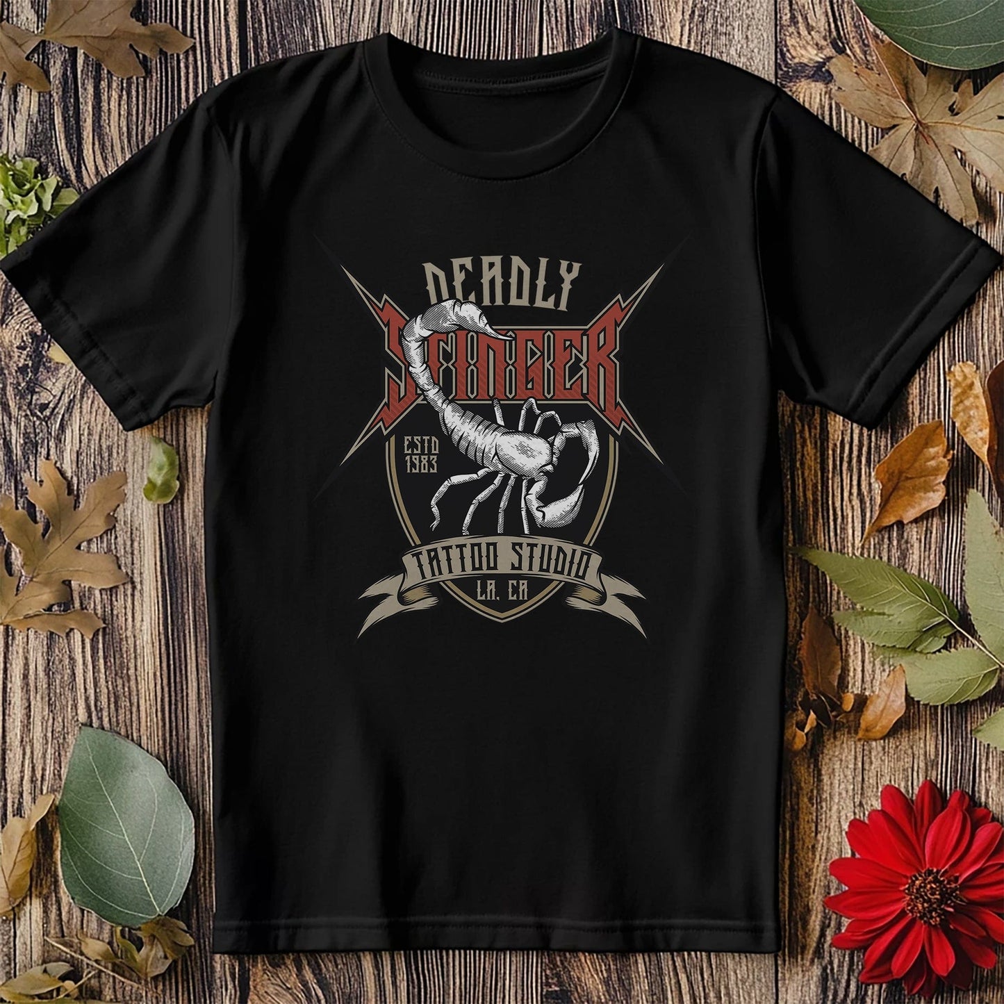 Deadly Stinger Tattoos T-Shirt