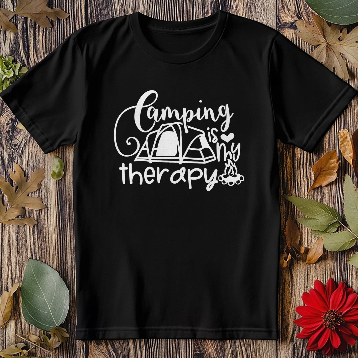 Camping Is My Therapy T-shirt - Unwind