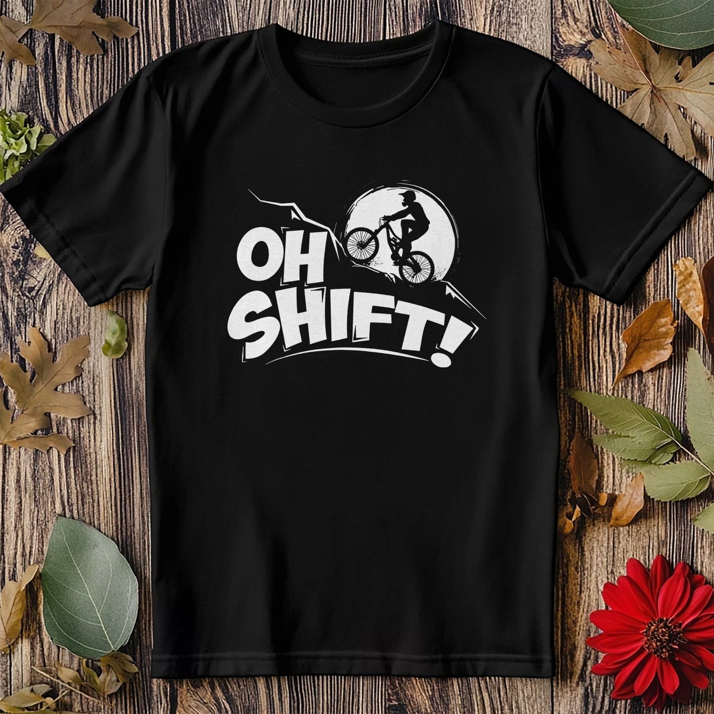 Oh Shift! Cycling Silhouette T-shirt